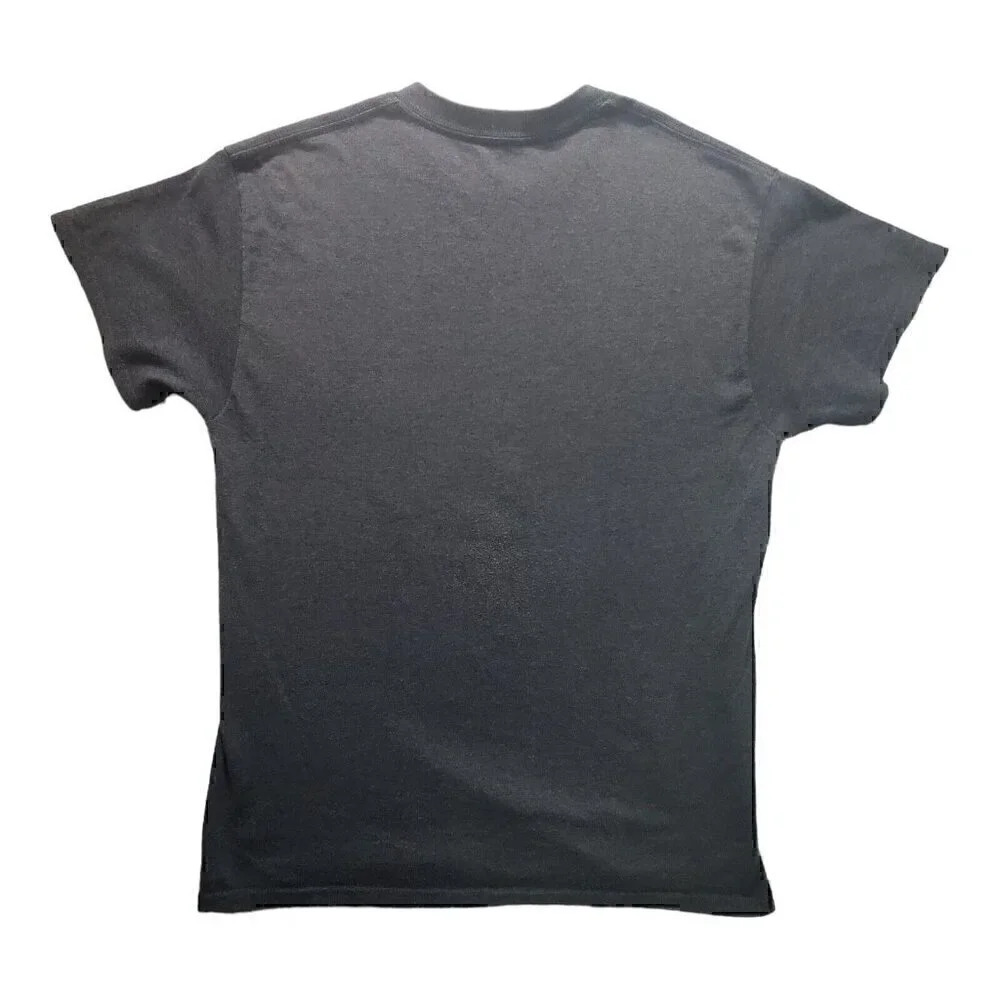 Microsoft Windows Seattle Skyline Graphic T Shirt Men's Gray Short Sleeve Tee - Picture 2 of 5